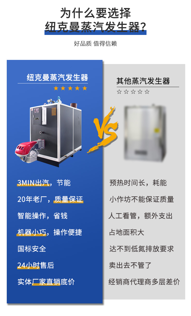 定制款-燃油燃气蒸汽发生器(规格齐全)